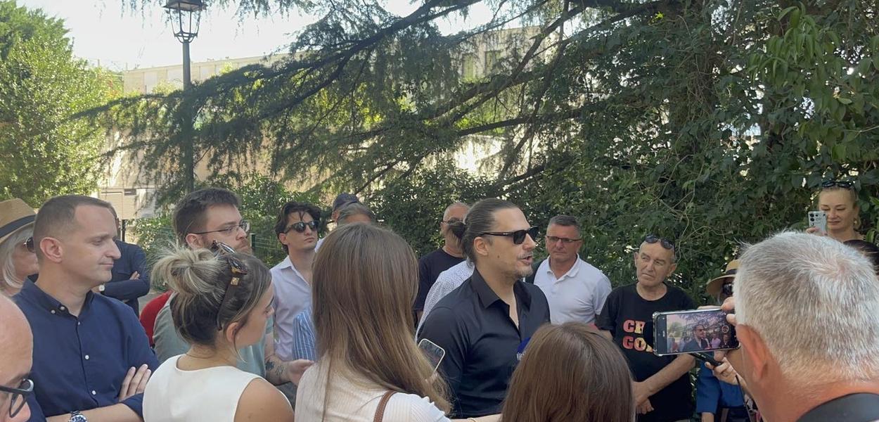 Fotografija uz vijest: STEGA poziva dobitnike Julske nagrade da je odbiju ako je uruči Andrija Mandić