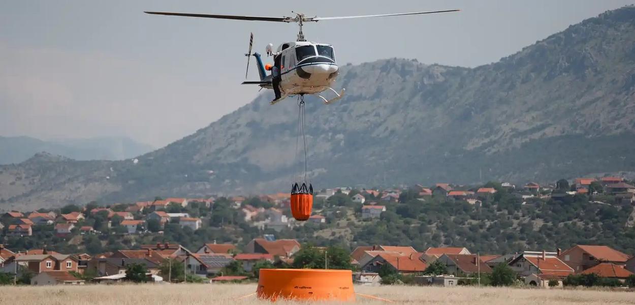 Fotografija uz vijest: Testirana spremnost sistema za odgovor na velike požare u Podgorici