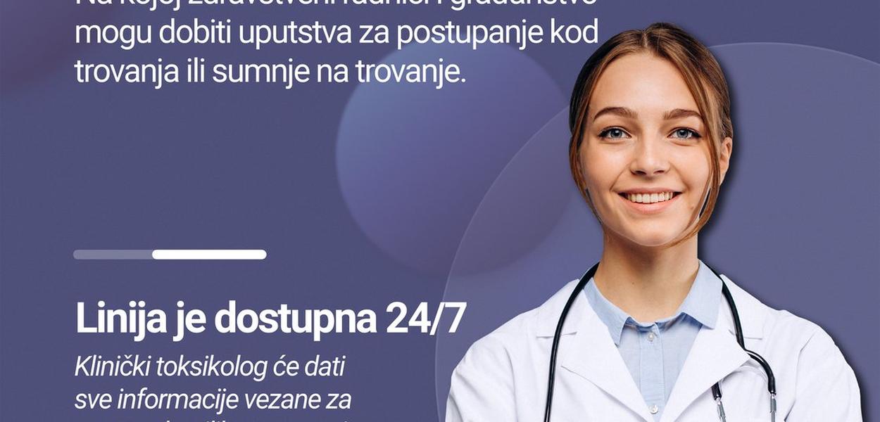 Fotografija uz vijest: U KCCG otvorena 24-časovna telefonska linija za savjete u slučaju trovanja
