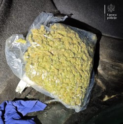 Fotografija uz vijest: U Podgorici uhapšeni M.S. i N.G. zbog posjedovanja preko kilogram marihuane