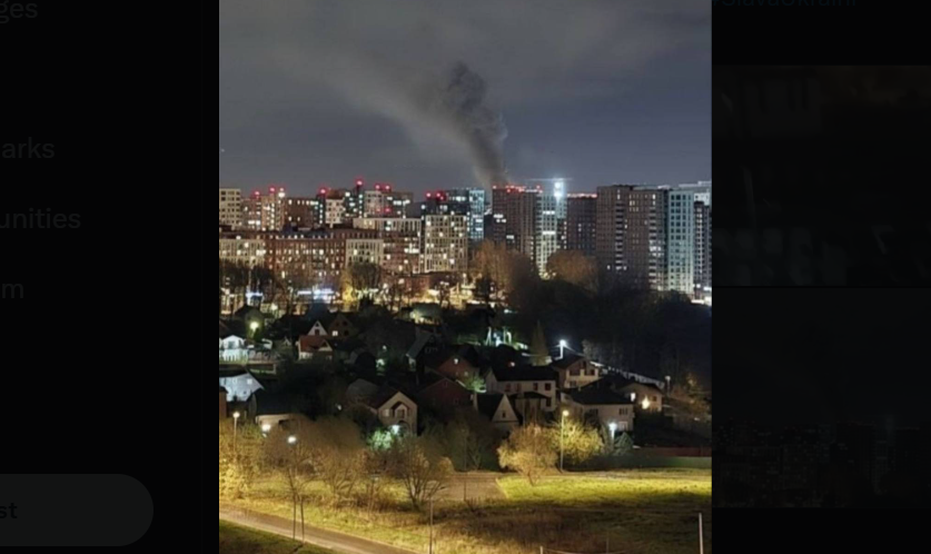 Fotografija uz vijest: Ukrajinski dronovi prekrili nebo iznad Moskve: Troje poginulih u napadu