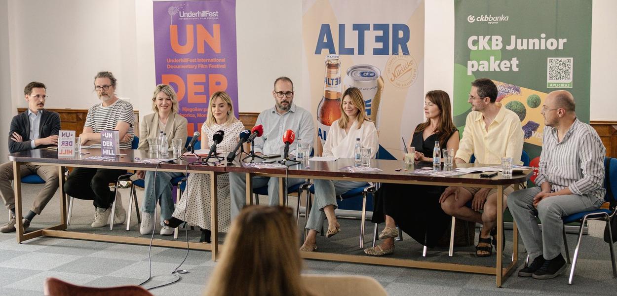 Fotografija uz vijest: UnderhillFest 2026 od 9. do 17. juna u Podgorici: 28 dokumentarnih filmova i bogat prateći program