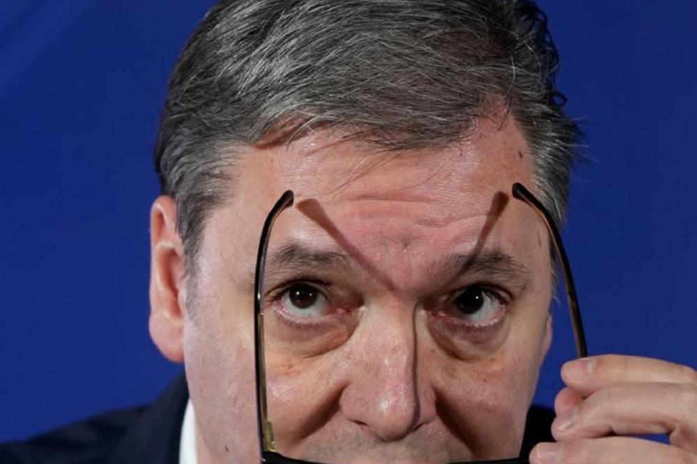 Fotografija uz vijest: AP: Vučić u Kini produbljuje odnose sa Pekingom, dok u Srbiji raste politički pritisak na njega