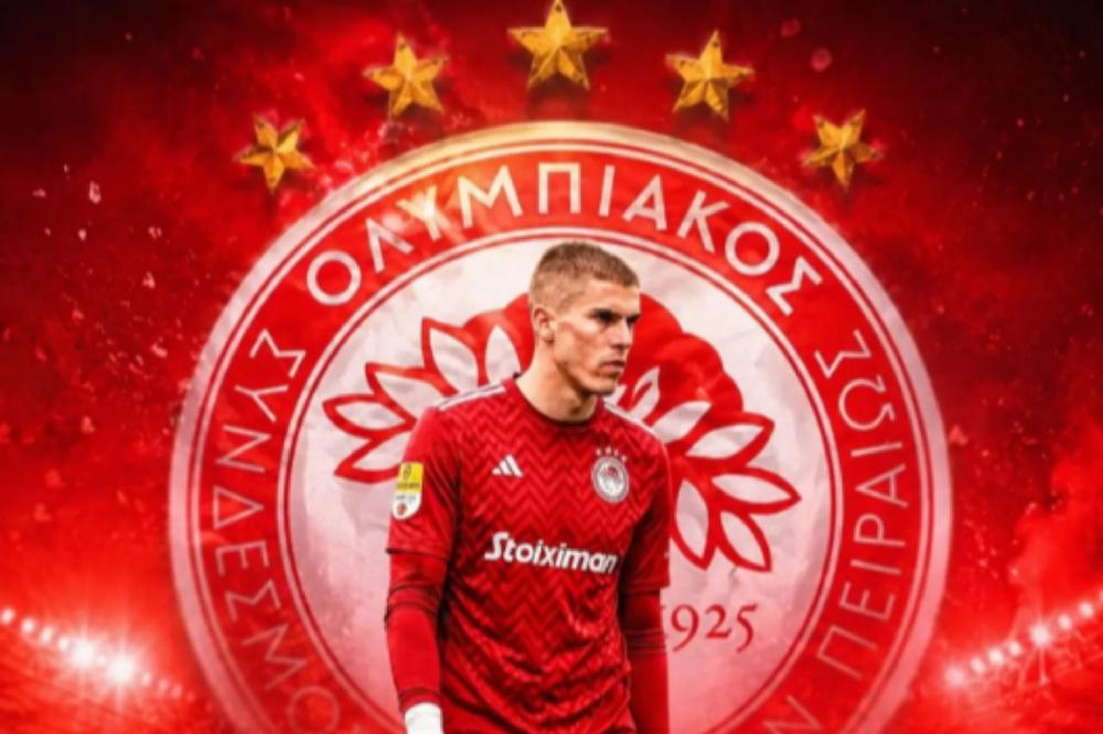 Fotografija uz vijest: Balša Popović novi golman Olimpijakosa