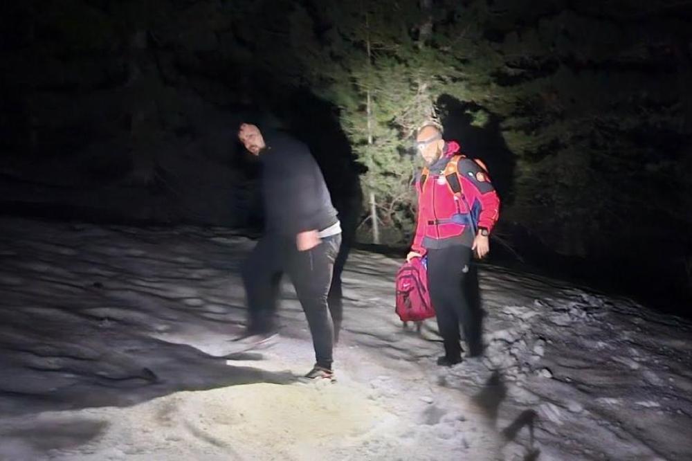 Fotografija uz vijest: Baranin pronađen nepovrijeđen iznad Babinog Polja nakon potrage