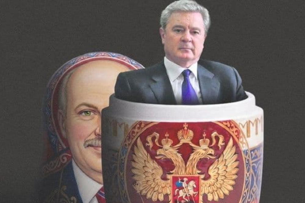 Fotografija uz vijest: CGO: Akademik CANU u društvu Putinovih saradnika