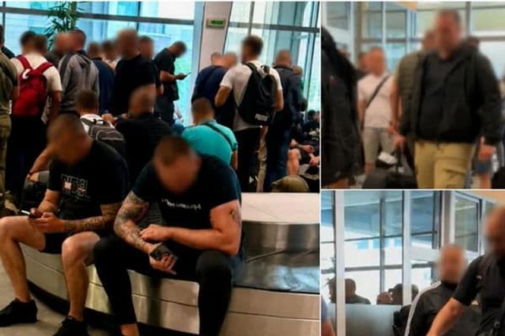 Fotografija uz vijest: Crnogorske bezbjednosne službe otkrile putnike sa čarter leta iz Beograda