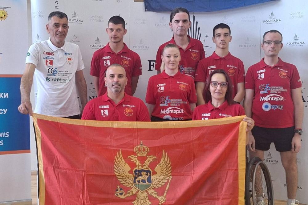 Fotografija uz vijest: Crnogorski parastonoteniseri na Balkanskom prvenstvu u Vrnjačkoj Banji