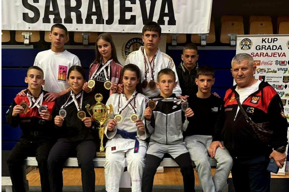 Fotografija uz vijest: Džudo klub "Ippon" vicešampion na međunarodnom turniru u Sarajevu