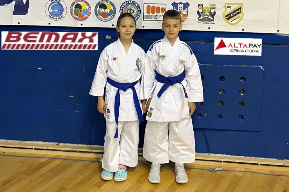 Fotografija uz vijest: Karatiste Budućnosti Bemax osvojile četiri medalje na međunarodnom turniru u Beogradu