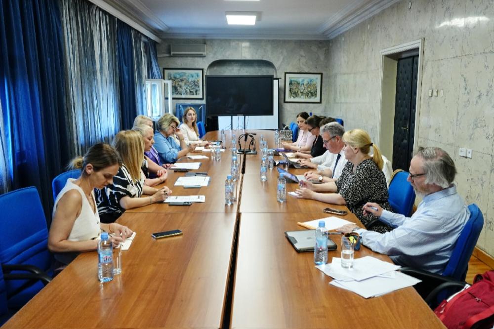 Fotografija uz vijest: Kažanegra Stanišić razgovarala sa predstavnicima CINGO-a Savjeta Evrope