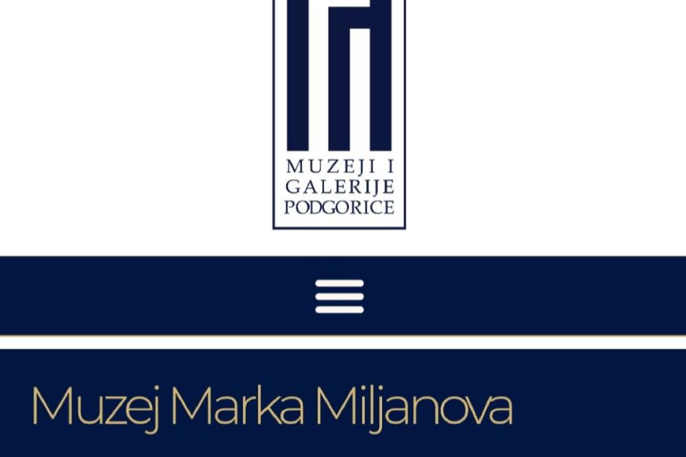 Fotografija uz vijest: Muzej Marka Miljanova već 55 godina nosi njegovo ime u Podgorici