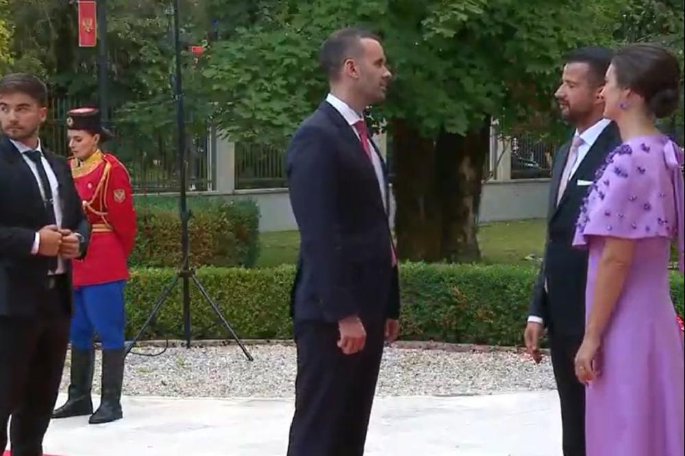 Fotografija uz vijest: Na Cetinju održan svečani prijem povodom Dana državnosti