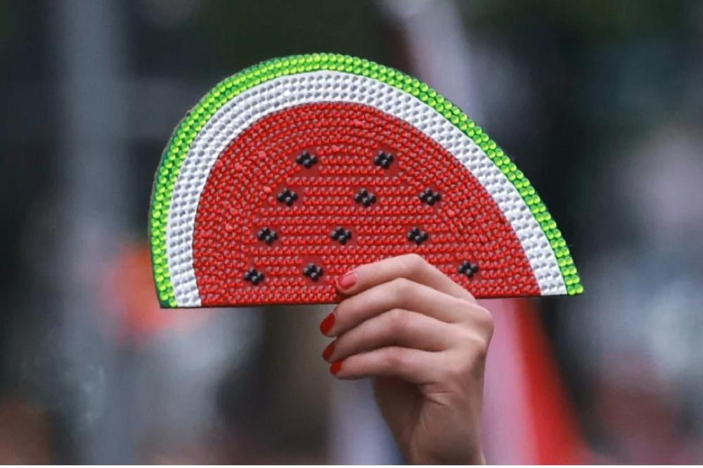 Fotografija uz vijest: Njemački BfV označio simbol lubenice kao znak sekularnog propalestinskog ekstremizma