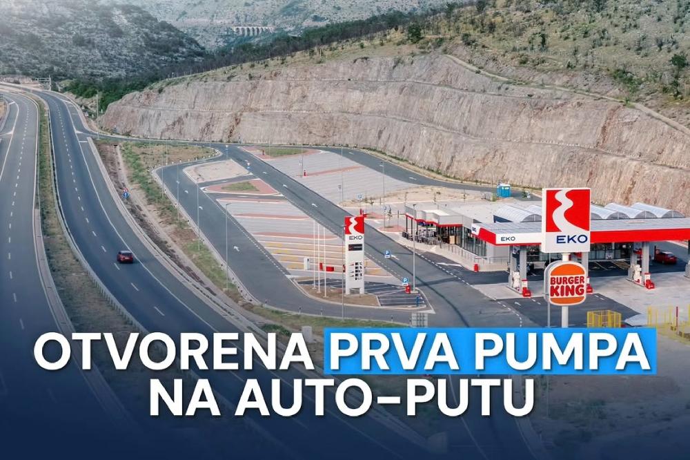Fotografija uz vijest: Otvorena prva benzinska pumpa na auto-putu “Princeza Ksenija”