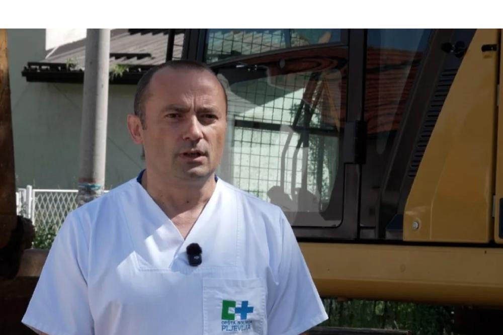 Fotografija uz vijest: Počeli zemljani radovi na izgradnji nove bolnice u Pljevljima