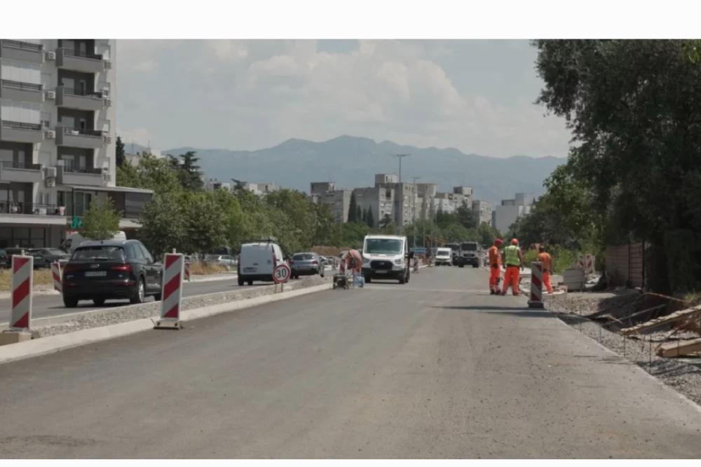 Fotografija uz vijest: Podgorica: Bulevar Vojislavljevića gotov do kraja godine, tokom ljeta intenzivniji radovi