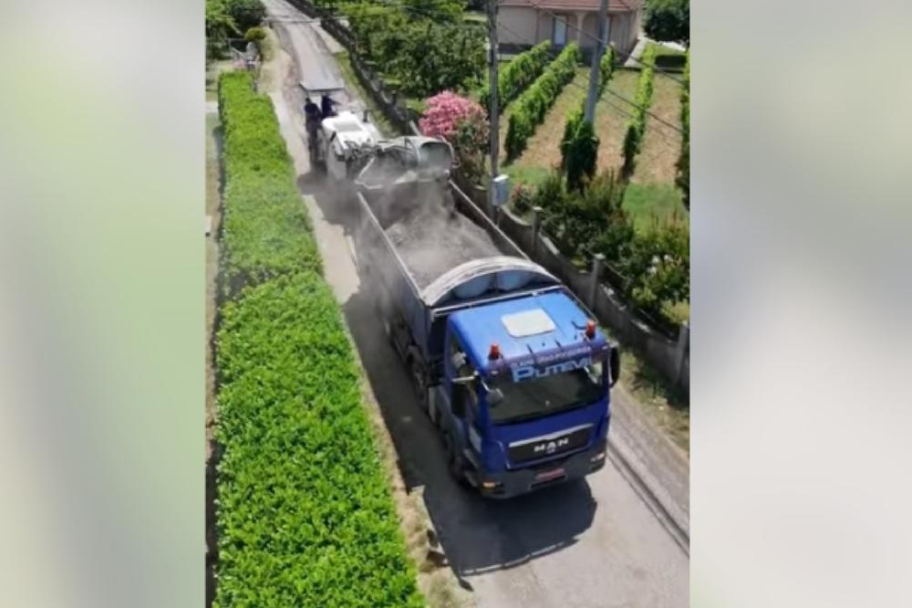 Fotografija uz vijest: Radovi na putevima u Botunu teku planiranom dinamikom