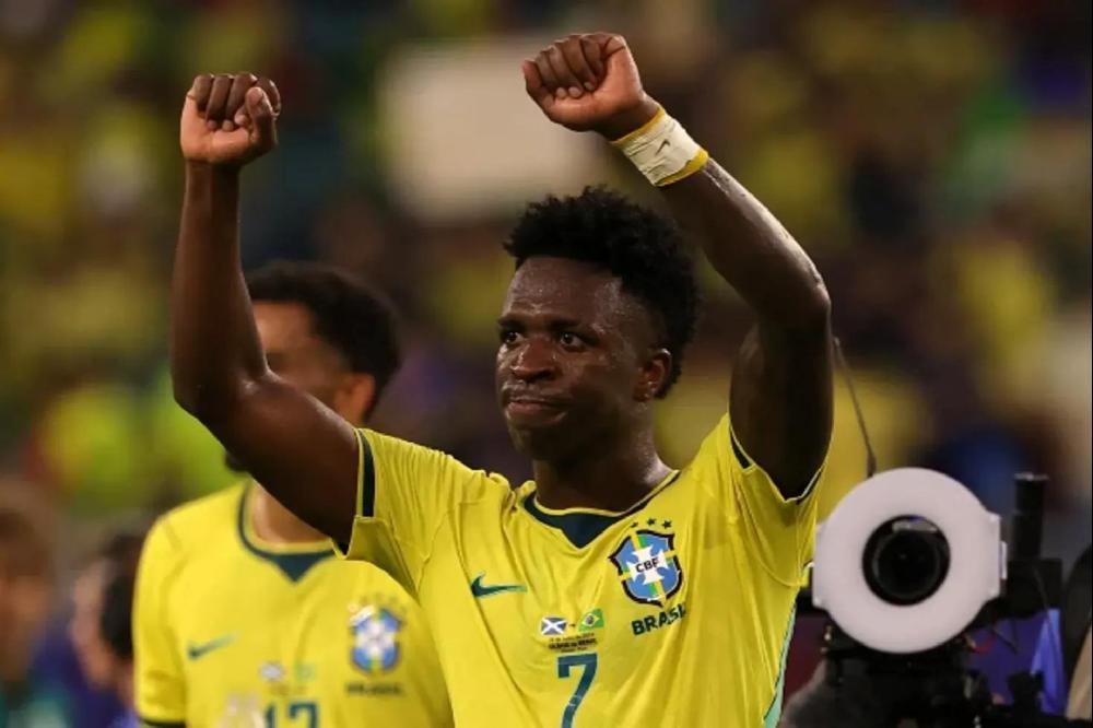 Fotografija uz vijest: Vinisijus ispunio obećanje Anćelotiju i predvodi Brazil na Mundijalu