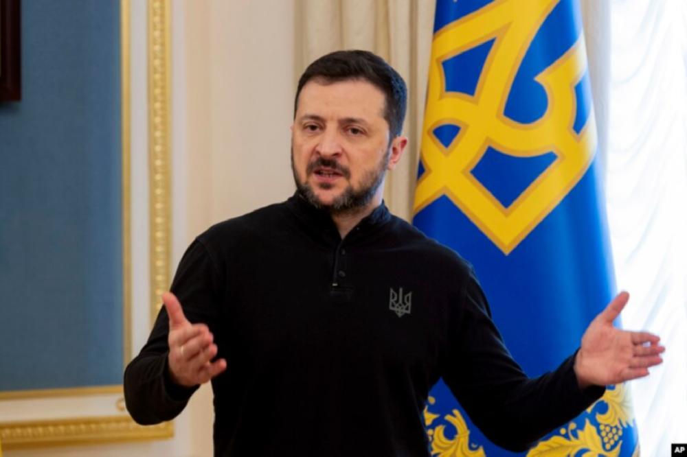 Fotografija uz vijest: Zelenski: Ukrajina pojačava odbranu na sjeveru kao odgovor na moguće prijetnje