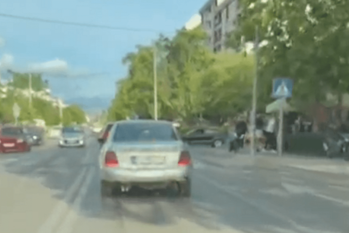 Fotografija uz vijest: Uhapšen Podgoričanin zbog nesavjesne vožnje na Zabjelu