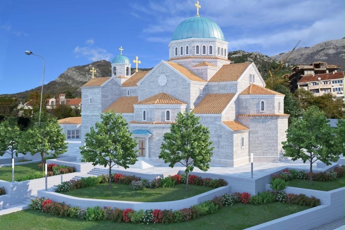 Fotografija uz vijest: Opština Budva uplatila 1,15 miliona eura Mitropoliji za izgradnju Hrama Svetog Marka