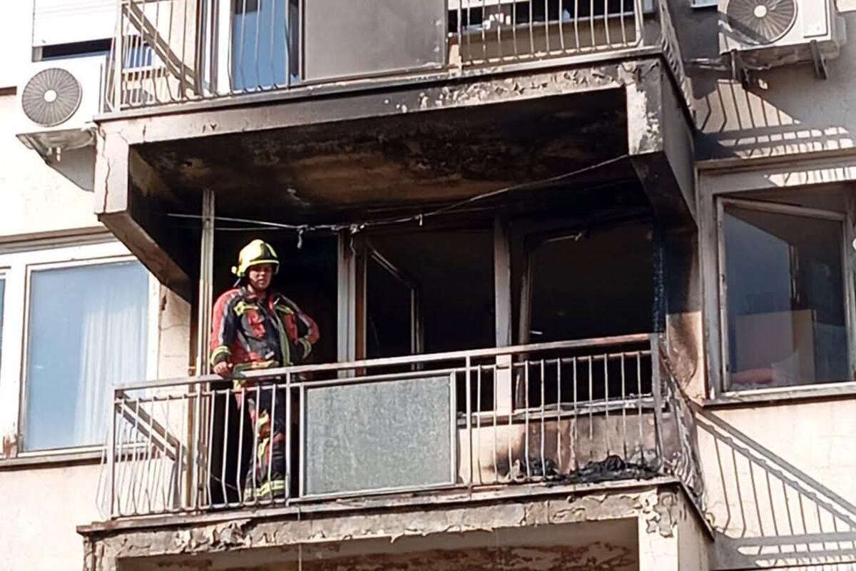 Fotografija uz vijest: Požar u stanu u Bijelom Polju: Evakuisane dvije osobe, niko nije povrijeđen