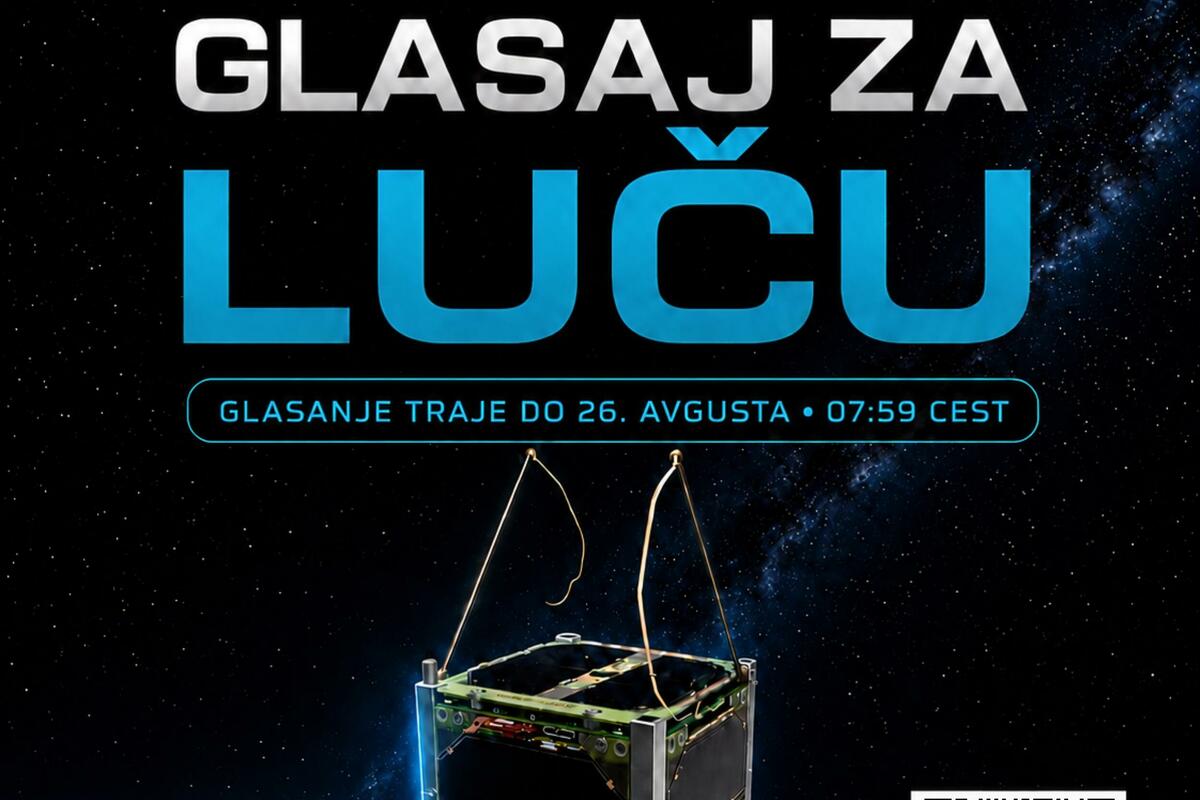 Fotografija uz vijest: Prvi crnogorski satelit Luča u finalu AIAA nagrade "Rookie of the Year 2026"