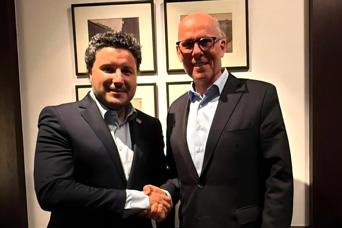 Fotografija uz vijest: Abazović i Bajer: Oživljavanje politike proširenja EU ključno za bezbjednost Zapadnog Balkana