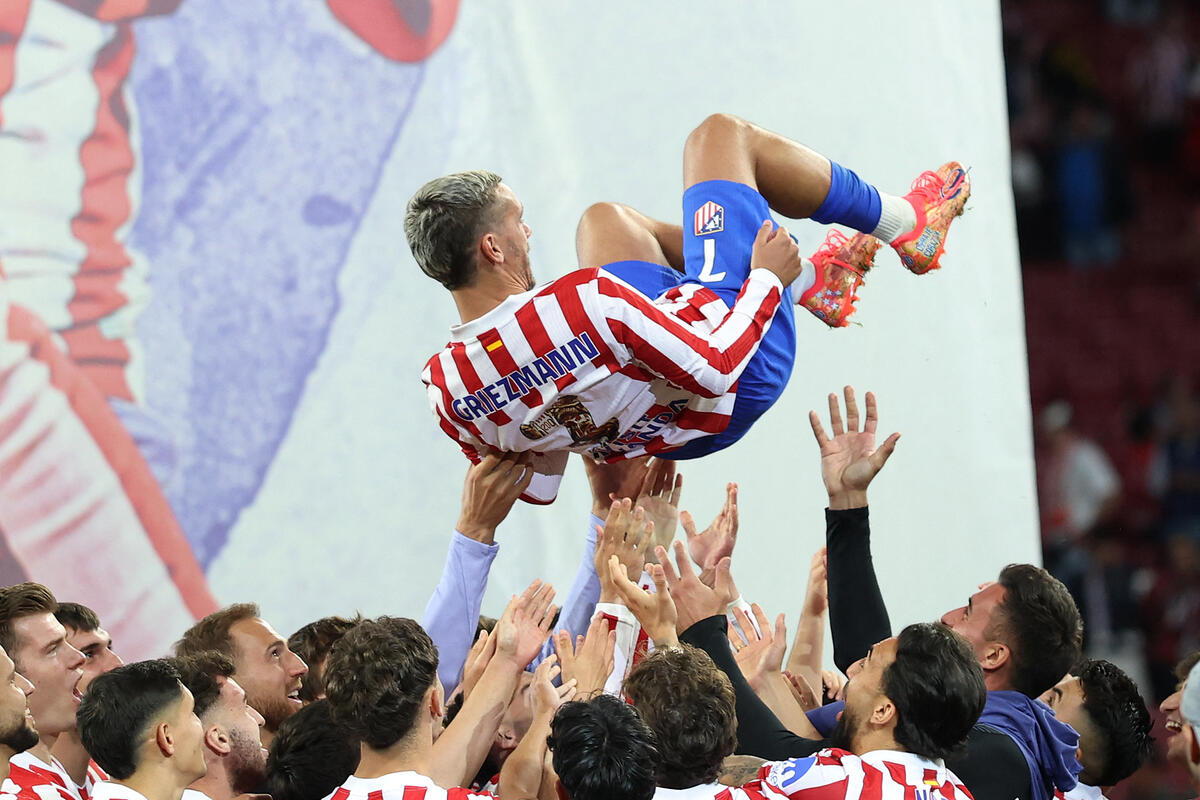 Fotografija uz vijest: Antoan Grizman se emotivno oprostio od Atletika: „Izvinite što sam prešao u Barselonu“