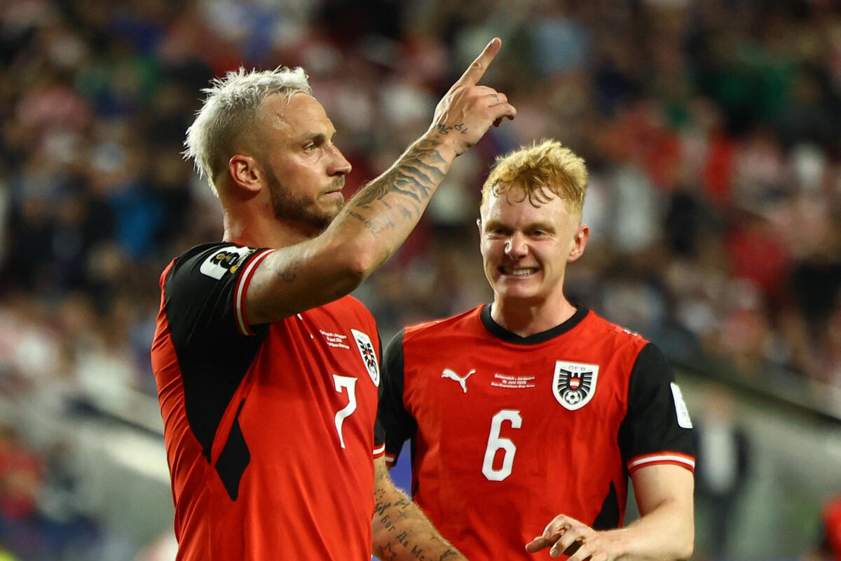 Fotografija uz vijest: Austrija savladala Jordan 3:1 i ostvarila prvu pobjedu na Mundijalu nakon 36 godina
