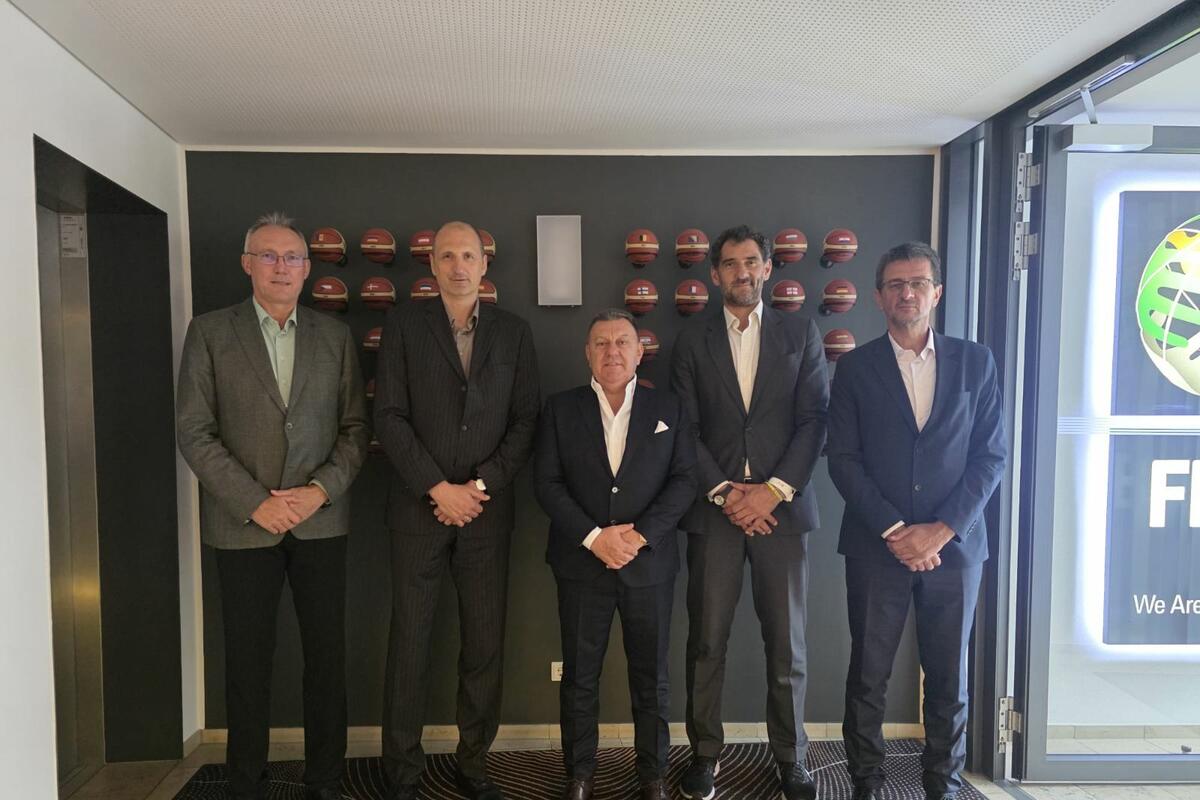 Fotografija uz vijest: Bokan na poziv Garbahose boravi u centrali FIBA Evrope u Minhenu