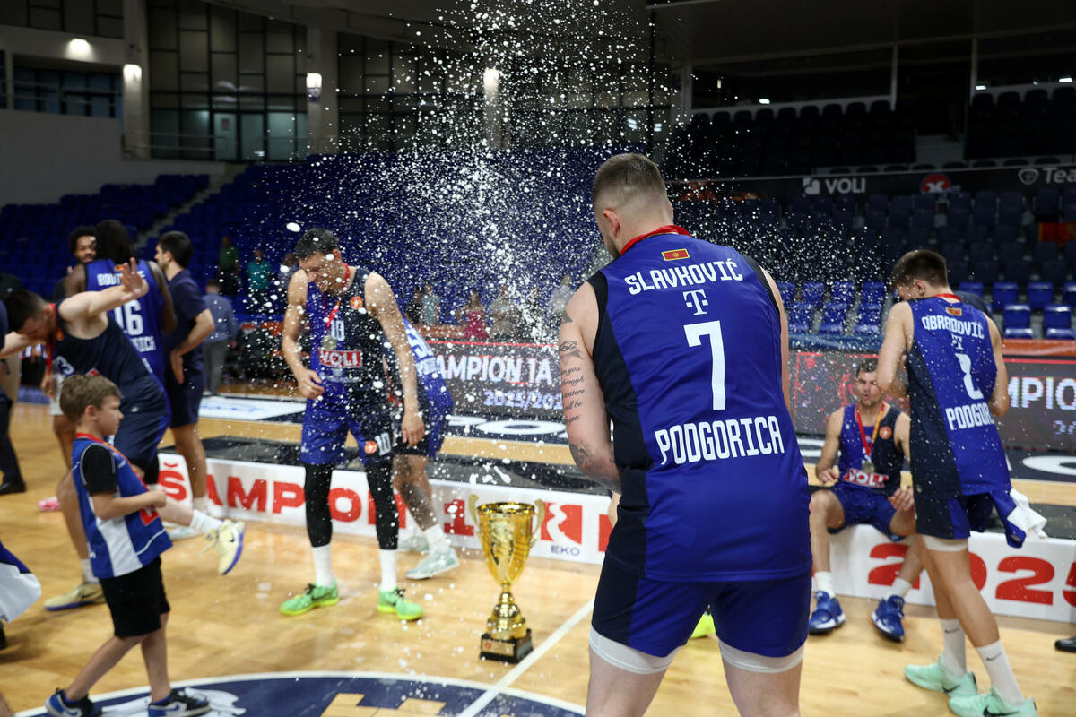 Fotografija uz vijest: Budućnost osvojila 18. titulu prvaka Crne Gore