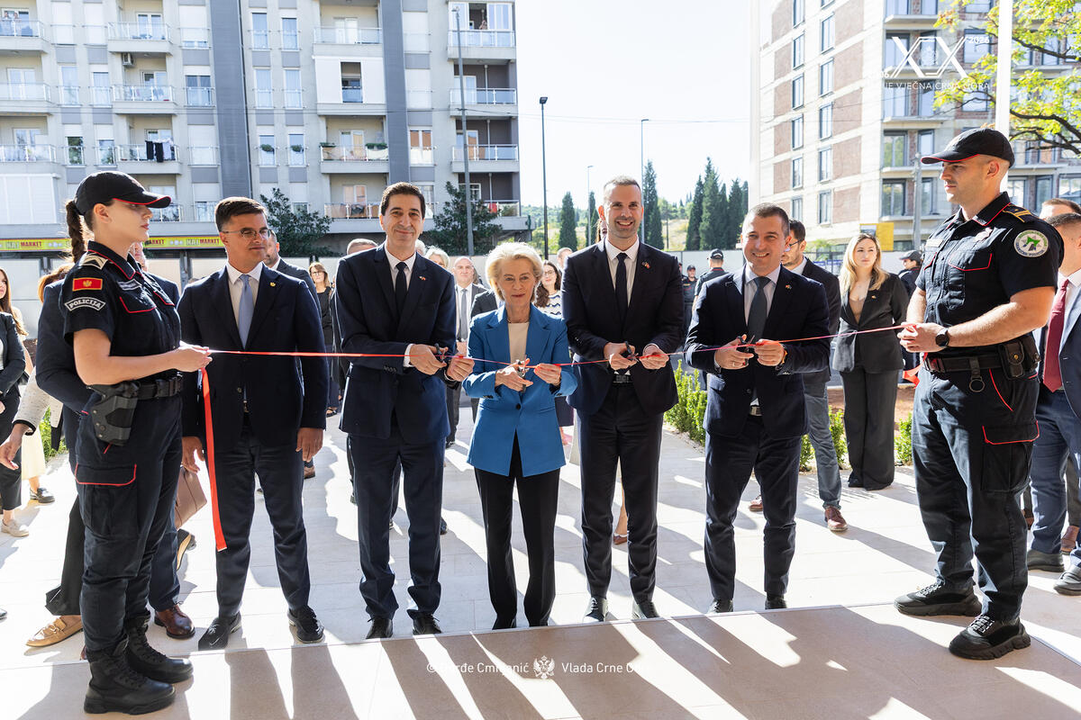 Fotografija uz vijest: Fon der Lajen: Pripremamo Crnu Goru za granice EU i pristup Šengenu