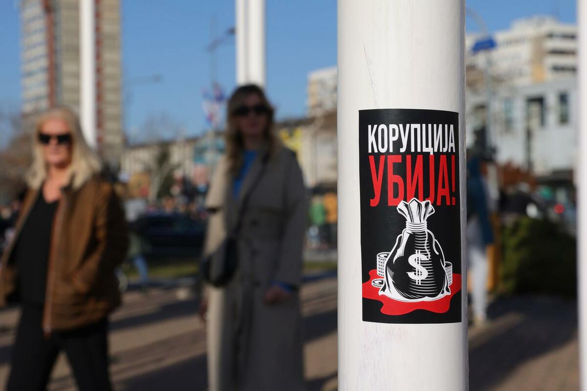 Fotografija uz vijest: Korupcija u Beogradu: 'Kancer društva koji je u metastazi'