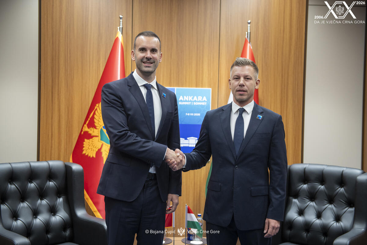 Fotografija uz vijest: Mađar: Podržavamo cilj da Crna Gora postane članica EU do 2028.