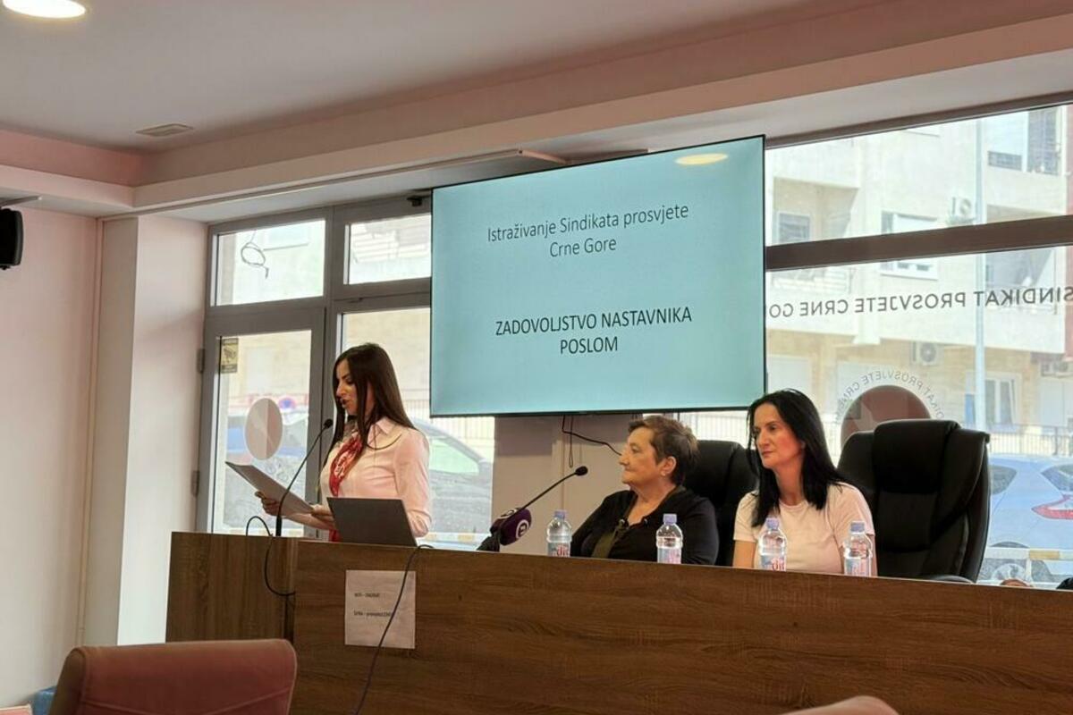 Fotografija uz vijest: Mala plata, malena i motivacija: Sindikat prosvjete predstavio istraživanje o zadovoljstvu prosvjetara poslom