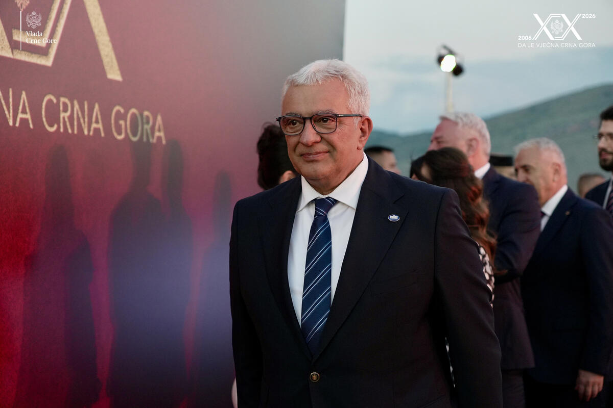 Fotografija uz vijest: Mandićev prijem povodom godišnjice nezavisnosti: novi politički korak šefa parlamenta