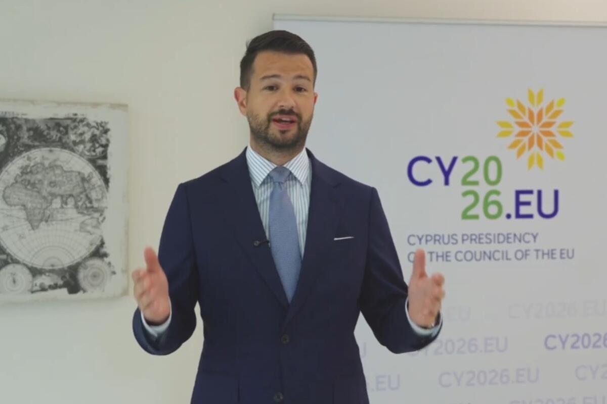 Fotografija uz vijest: Milatović na Kipru: Crnogorska uspješna priča svjetlo na kraju tunela za EU integracije