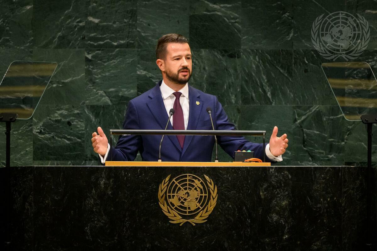 Fotografija uz vijest: Milatović u UN-u: Povjerenje se ne gradi deklaracijama, već poštovanjem obaveza