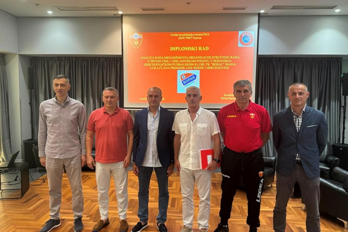 Fotografija uz vijest: Mirko Raičević stekao UEFA Pro licencu