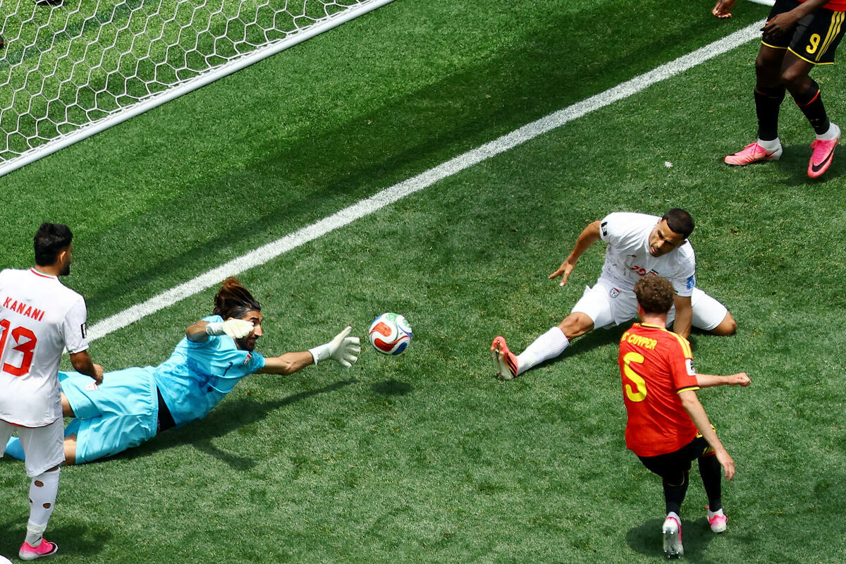 Fotografija uz vijest: Mundijal 2026: Remi Belgije i Irana, Španija slavila u golijadi