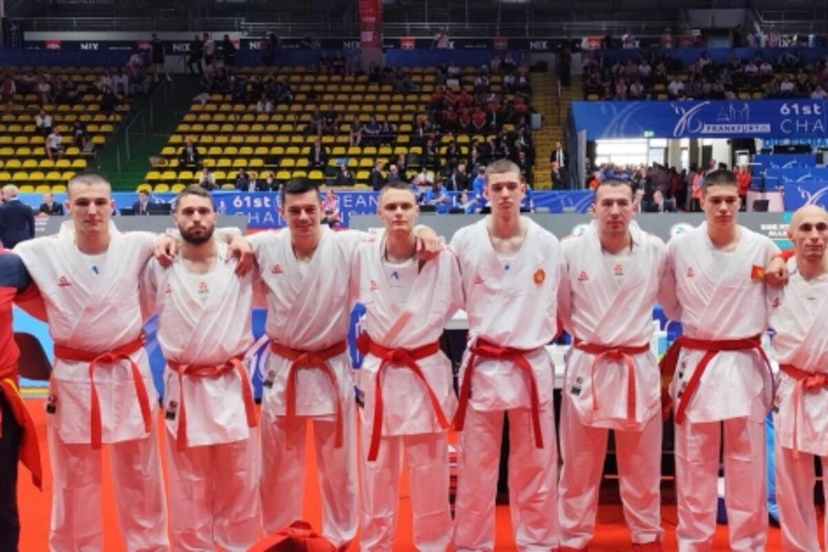 Fotografija uz vijest: Muška borbena ekipa i ženski kata tim bez medalje na završetku EP u Frankfurtu