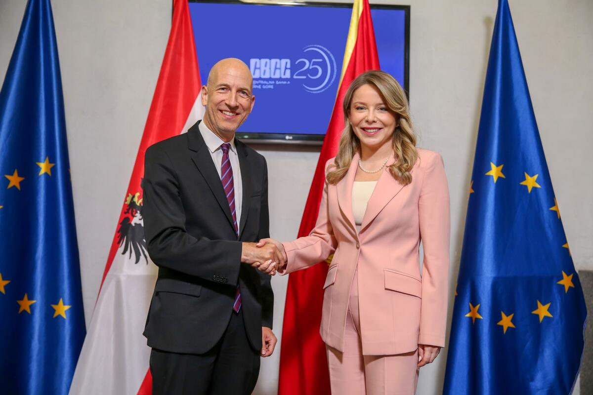 Fotografija uz vijest: Narodna banka Austrije podržava reforme CBCG u pravcu evropske integracije