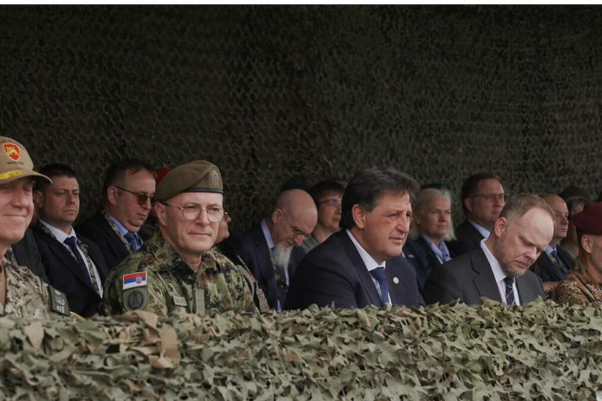 Fotografija uz vijest: Održana prva zajednička vojna vježba Srbije i NATO kod Bujanovca