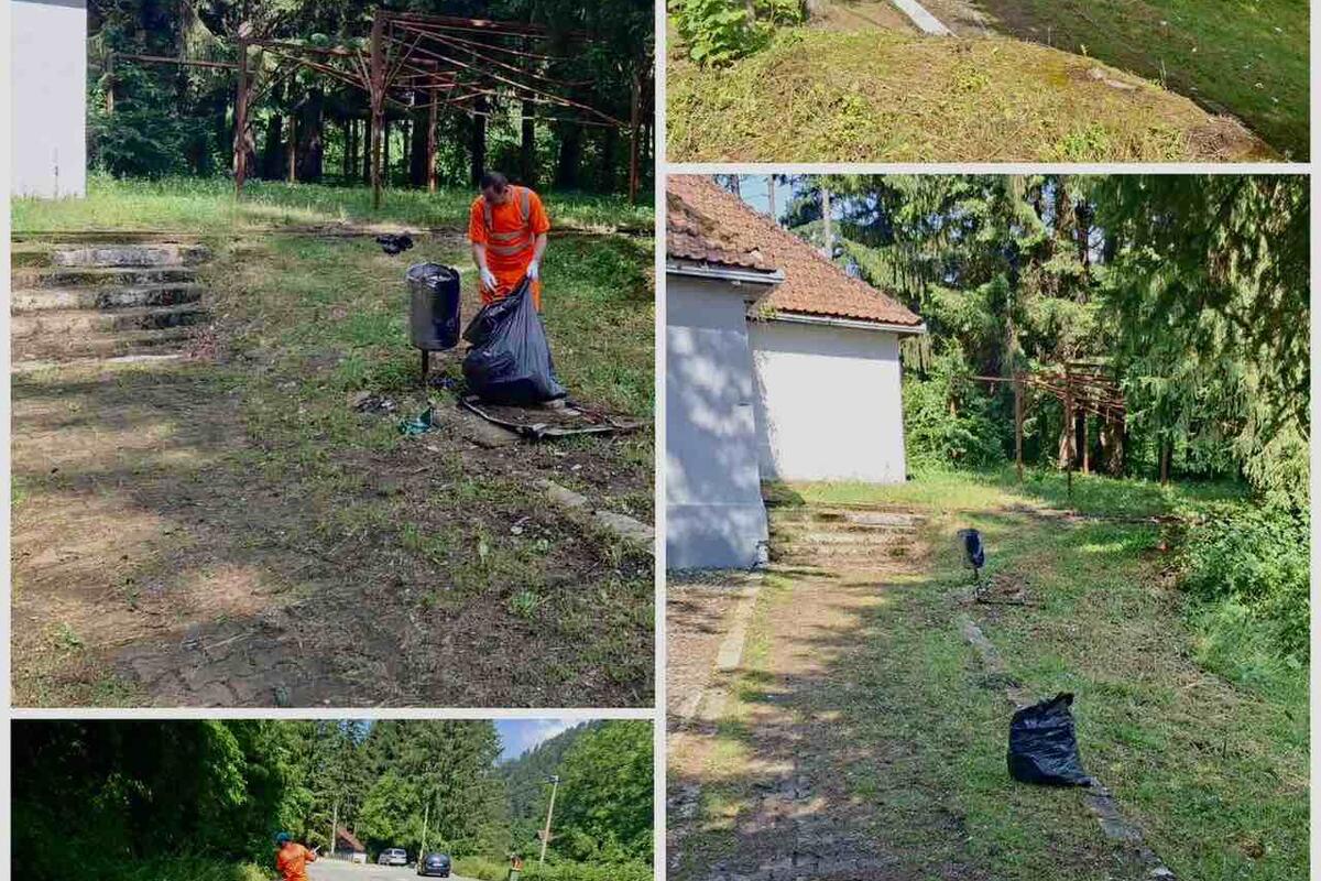 Fotografija uz vijest: Opština Bijelo Polje očistila izletište Kisjele Vode, apel građanima na odgovorno ponašanje