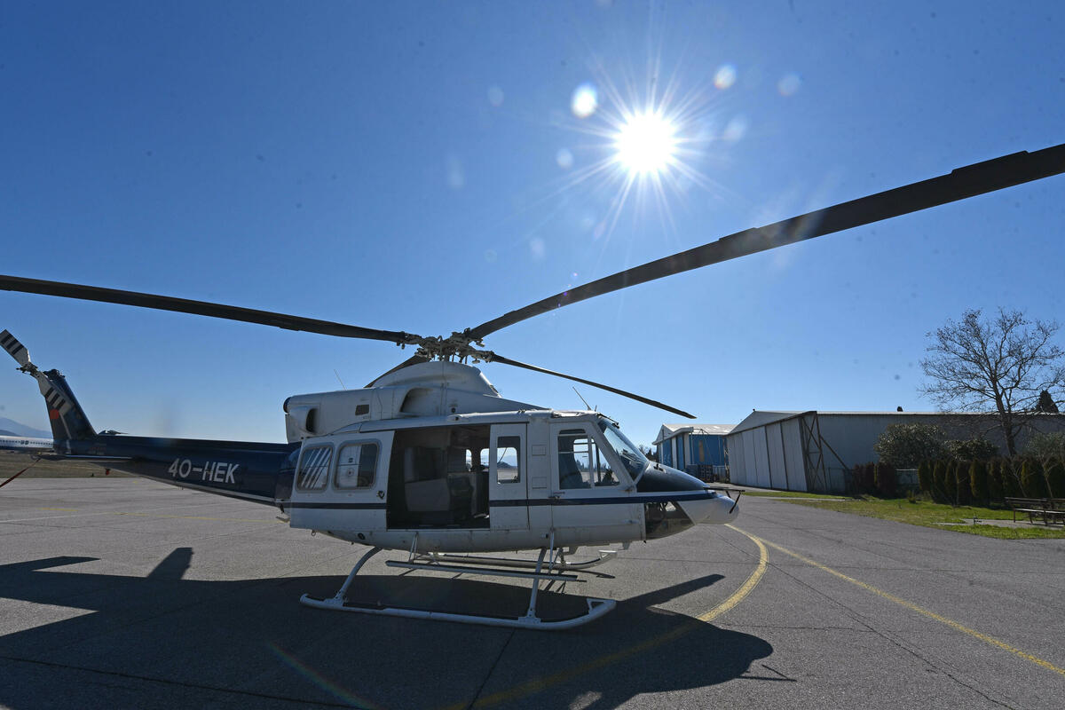 Fotografija uz vijest: Pilot spasio sedam života nakon otkazivanja oba motora helikoptera MUP-a na Prokletijama