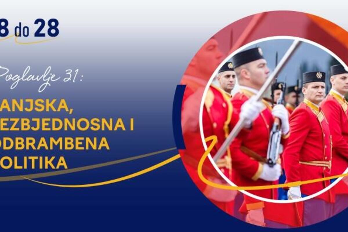 Fotografija uz vijest: Poglavlje 31: Usklađivanje spoljne politike i bezbjednosti Crne Gore sa EU