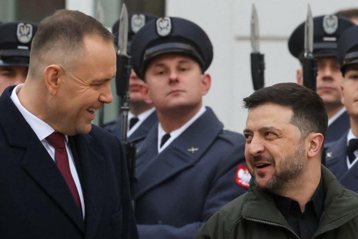 Fotografija uz vijest: Poljski predsjednik razmatra oduzimanje ordena Zelenskom zbog naziva vojne jedinice