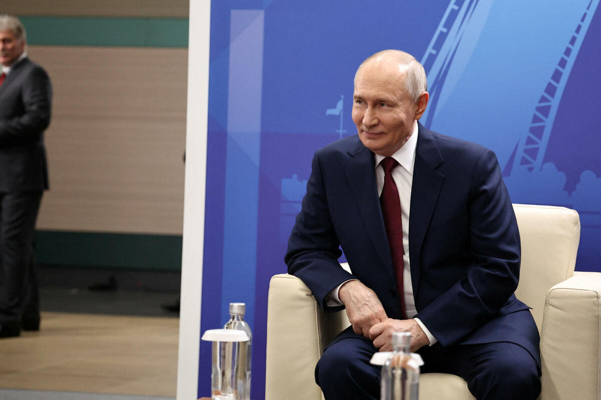 Fotografija uz vijest: Putin: Trenutno ne vidim razlog za sastanak sa Zelenskim